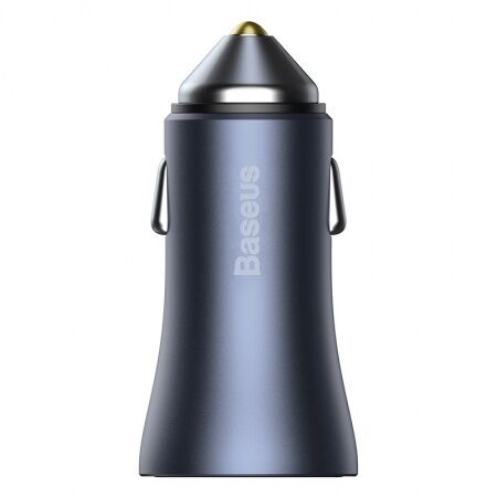 Автомобильное зарядное устройство BASEUS Golden Contactor Pro Dual , 2USB  Кабель USB-Type-C, 5A, - 4