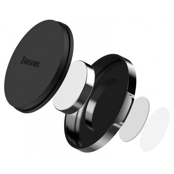 Держатель для смартфона Baseus Small ears series Magnetic suction bracket SUER-C01 (Black) - 4