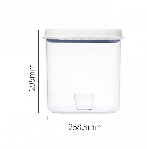 Контейнер для хранения зерна Xiaomi Jotun Judy Grain Storage Barrel 220*218.5 mm. (White/Белый) - 2