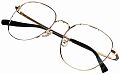 Компьютерные очки Mijia Anti-Blu-ray Glasses Titanium Lightweight (HMJ06LM) золотые - фото