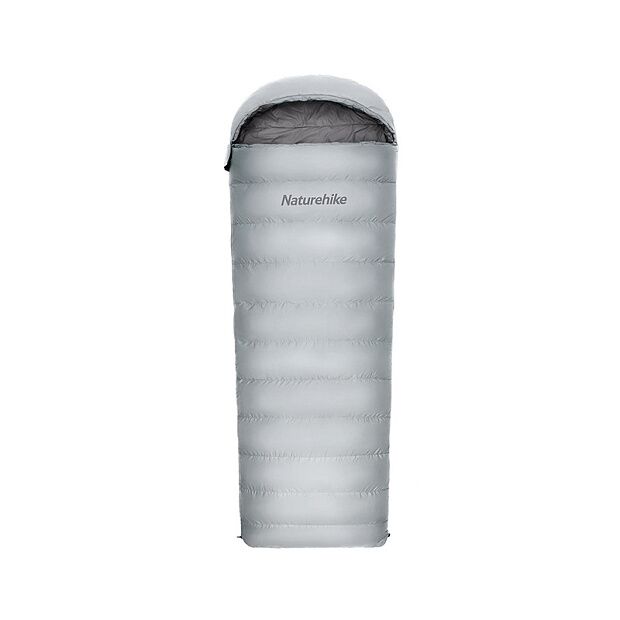 Ультралёгкий спальный мешок Naturehike RM80 Series Утиный пух Grey Size M, 6927595707197 - 1