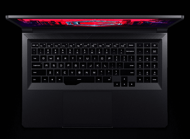 Дизайн клавиатуры игрового ноутбука Xiaomi Redmi G 2021"