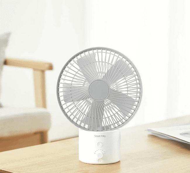 Внешний вид настольного вентилятора Xiaomi Smart Frog Air Circulation Fan White MF100 